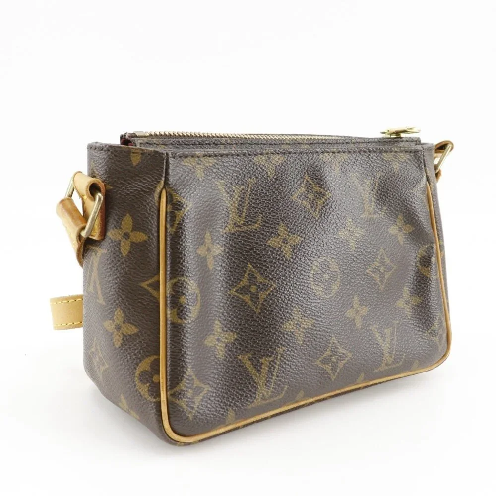 LOUIS VUITTON Authentic Brown Monogram Canvas Shoulder Bag